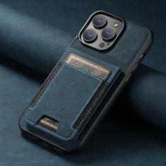 Imagem de Capa magnética de couro com suporte para cartão, capa de telefone flip carteira para iphone 15 14 13 12 11 pro plus max x xs xr, azul, para iphone 12promax