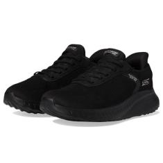 Imagem de Skechers Tênis esportivo feminino mãos livres Slip-ins-Bobs Chaos-Current Muse, Preto, 36