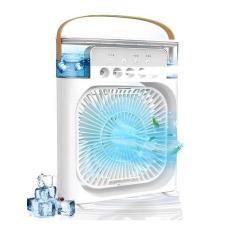 Imagem de Mini Ventilador Aromatizador Umidificador Ar 3 Em 1 Portátil - Zem