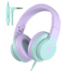 Imagem de Fones de ouvido Candy Bila Kids com fio com microfone 85/94dB roxo
