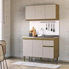 Imagem de Cozinha Modulada 2 Peças 1 Aéreo 1 Balcão Margarida - Mademovel