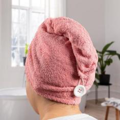 Imagem de Touca de Banho Seca Cabelo Atoalhada Avulsa 100% algodão - Guga Distri