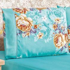 Imagem de Jogo De Lençol Queen Naturale Micropercal 200 Fios 4 Peças - Jasmine