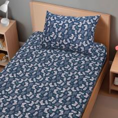 Imagem de Jogo De Lençol 2 Peças Portallar Doce Vida Kids Game Blue Solteiro