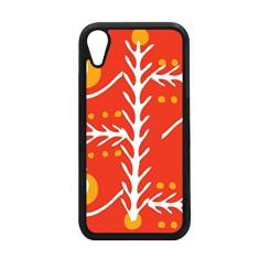 Imagem de Capa Orange Line Totems Civilização Antiga para iPhone XR para Apple Capa de Proteção de Celular