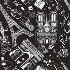 Imagem de Papel De Parede Adesivo Lavável Paris  E  3M