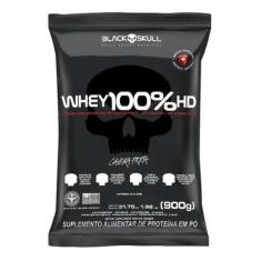 Imagem de Whey Protein 100% Hd Concentrado, Isolado E Hidrolisado 900G -  Black