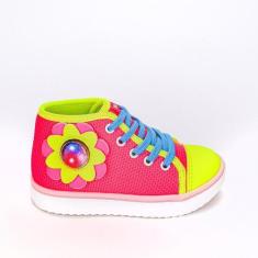 Imagem de Tênis Infantil Kidy Feminino Happy Pink Neon