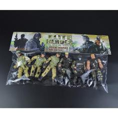 Imagem de 6pcs/set Série Militar Figuras de Ação Polícia Swat Modelos M