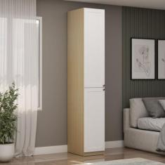Imagem de Guarda Roupa Modulado 2 Portas Provençais Com Prateleiras 100% Mdf Inf
