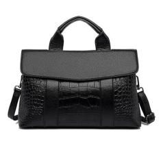 Imagem de Bolsa tiracolo de couro PU para mulheres, bolsa de ombro com alça superior, A