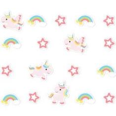 Imagem de Adesivo Piso Banheiro Antiderrapante Infantil Unicórnios