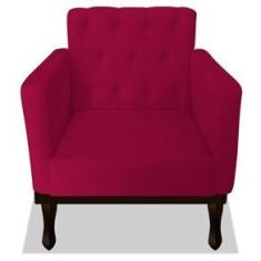 Imagem de Kit 02 Poltronas Decorativas Classic Suede  Pink - AM Decor