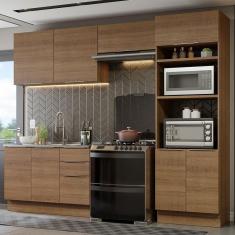 Imagem de Armário De Cozinha Completa 270cm Rustic Stella Madesa 05 Rustic