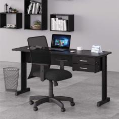 Imagem de Mesa Escritório Atlanta Preto Onix