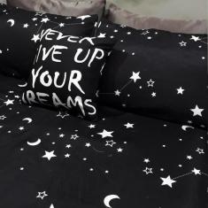 Imagem de Lençol Com Elástico Casal Super King 4 Un Star Almofada - Casa Da Fama