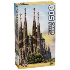 Imagem de Quebra Cabeca Basilica Da Sagrada Familia 500 Pecas Grow