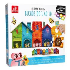 Imagem de Quebra-cabeças do 1 ao 10 brinquedo infantil educativo