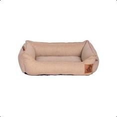 Imagem de Cama Para Cachorro Mabuu Pet - Linho Creme - Tamanho G 110x100Cm