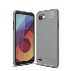Imagem de Capa para LG G6 Mini, capa de material de fibra de carbono, suave antiderrapante, macia, anti-impressões digitais, capa totalmente protetora para LG G6 Mini