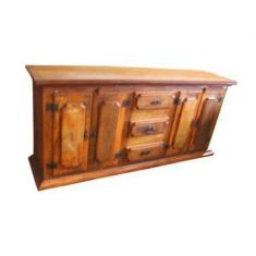 Imagem de Balcão Rústico Lennon Em Madeira De Demolição - Cód 363 - Barrocarte