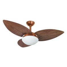 Imagem de Ventilador de Teto Infinity Lótus Cobre 3 Pás Imbuia 110 V 1025