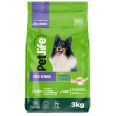 Imagem de Ração Pet life Frango e Arroz para Cães Sênior- 3kg - Proline