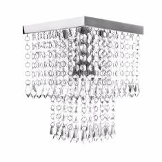 Imagem de Lustre De Cristal Acrilico Marrycrilic Com Lâmpada 3000K (Br