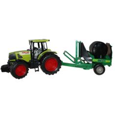 Imagem de Trator De Brinquedo Com Implementos Farm Tractor 50Cm