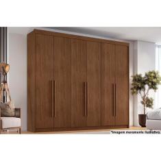 Imagem de Guarda Roupa Casal 6 Portas e 6 Gavetas Versalhes Cacau - Conquista