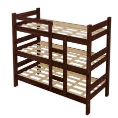 Imagem de Treliche Madeira Maciça Reforçado Diamante Cor Castanho - Nemargi