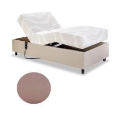 Imagem de Cama Solteiro Centauro Velutto Castoro 90x200x64 cm Sem Fio - Pilati