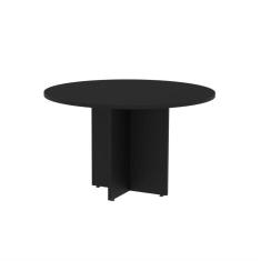 Imagem de Mesa Reunião Redonda Mrr1100p25pp Preto/Preto