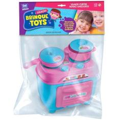 Imagem de Kit Cozinha Infantil Com Fogao + Panela E Frigideira Cooker Play Toys