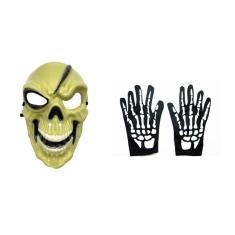 Imagem de Fantasia Esqueleto Caveira Adulto 2 Peças Halloween