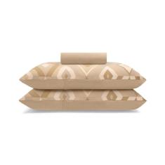 Imagem de Jogo de Cama King Buettner Basic Malha Silver Caramelo 3 Peças
