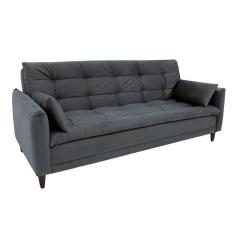 Imagem de Sofá-Cama Casal 3 Lugares Sofia Suede Grafite