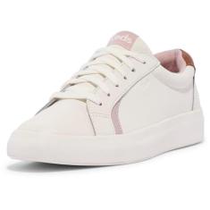 Imagem de Keds Tênis feminino Pursuit com cadarço, Branco/couro conhaque, 36