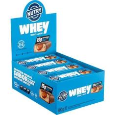 Imagem de Barra de Proteínas Nutry Whey Cookies & Cream 50g - Display Com 12 Unidades - Com Colágeno, Fibras e 15g de Proteínas