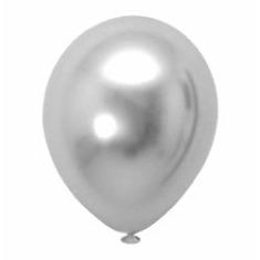 Imagem de Balões São Roque 9 Linha Metallic Balloon Prateado 25 Unidades