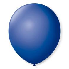 Imagem de Balão São Roque Número 7 Azul Cobalto 50 Unidades