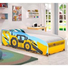 Imagem de Mini Cama Tratorzinho Yellow Com Colchão