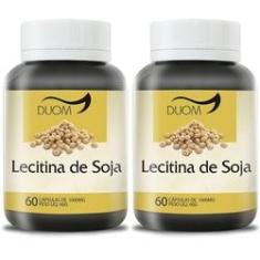 Imagem de Kit 2 Und Lecitina De Soja 60Cps 1000Mg Duom