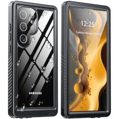 Imagem de AMILIFECASES Capa para Samsung Galaxy S24 Ultra, IP68 à prova d'água com [protetor de tela/câmera embutido] [à prova de choque militar de 3,5 metros] Capa protetora selada para Galaxy S24 Ultra 5G
