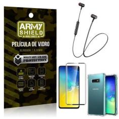 Imagem de Fone Bluetooth HS-615 Samsung S10e + Capinha Anti Impacto + Película 3