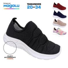 Imagem de Tênis Infantil Meninos Meninas Para o Dia a Dia sem cadarço de elástic
