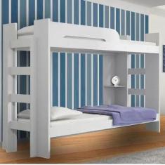 Imagem de Beliche Solteiro 125 Neve - Móveis  Valverde - Móveis Valverde