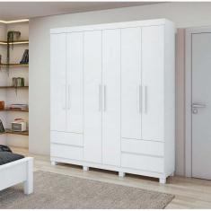 Imagem de Guarda-Roupas Solteiro Zeus 6 portas 4 gavetas - Lopas