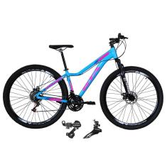 Imagem de Bicicleta Aro 29 Feminina Gta Start Alumínio 21v Câmbios Shimano Freio a Disco Suspensão Dianteira-Feminino