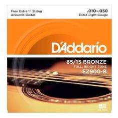 Imagem de Encordoamento Daddario 010 Ez900 B Violão Aço C/ Nf Bronze